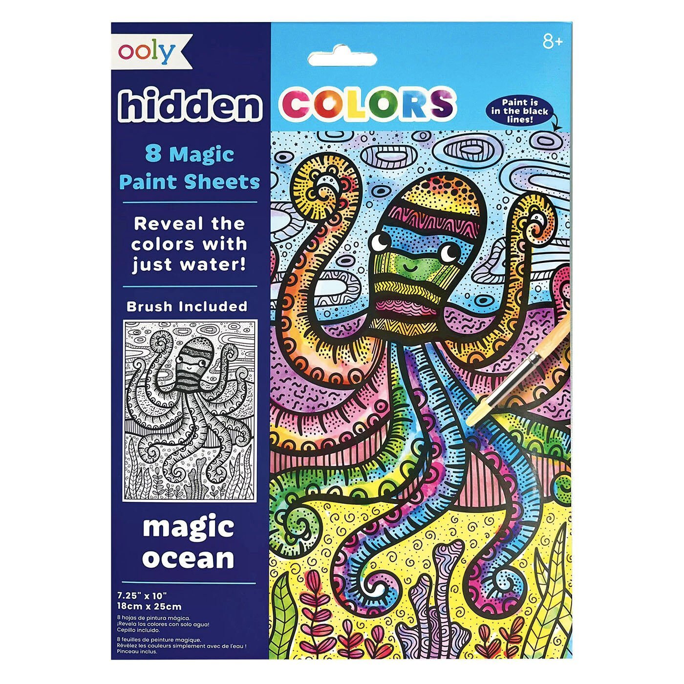 Ooly Hidden Colors Magic Paint Boyama Seti - Magic Ocean