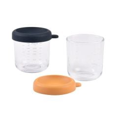 Beaba Cam Mama Kavanozu 2'li Set, Night blue/Honey (250 ml)