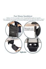 Inglesina Fast Masaya Takılan Taşınabilir Mama Sandalyesi - Desert Beige