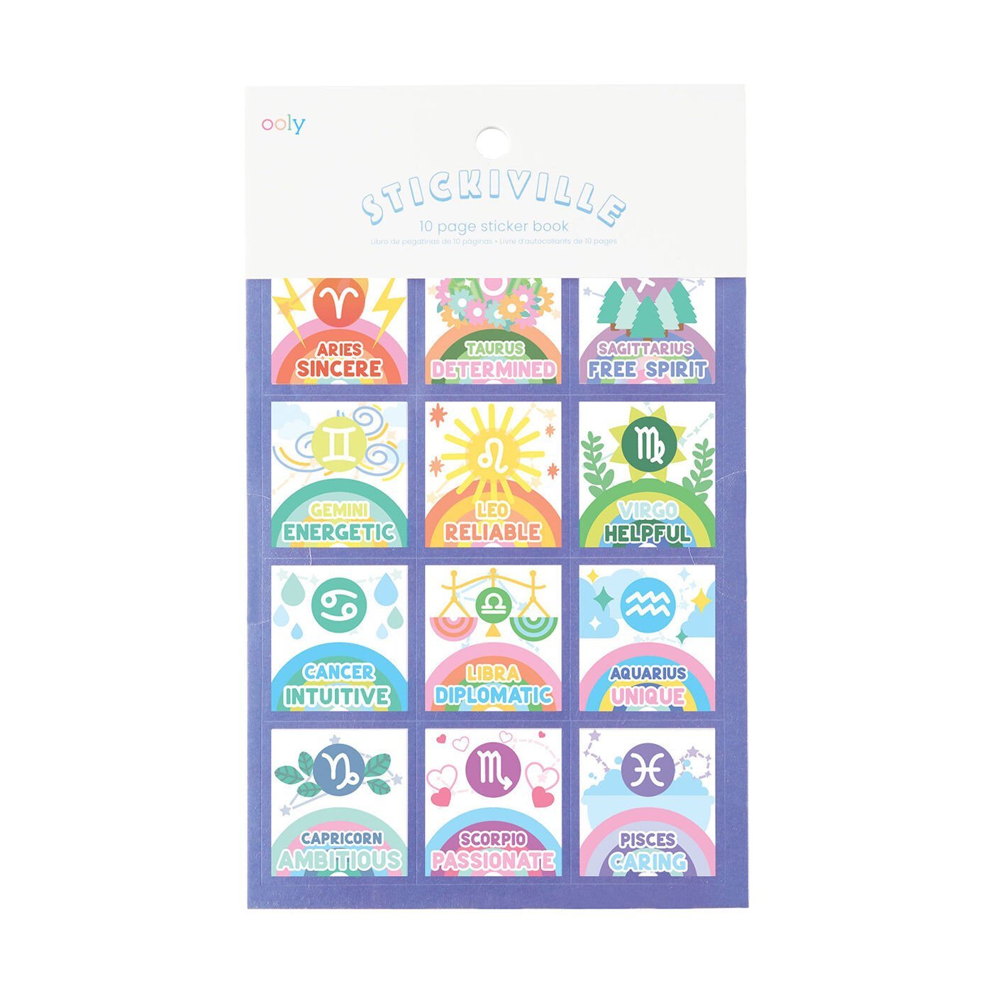 Ooly Stickiville Çıkartma Kitabı - Zodiac