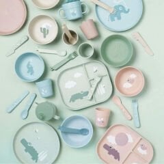 Done by Deer - Happy Clouds - Kaymaz Bölmeli Tabak - Pembe