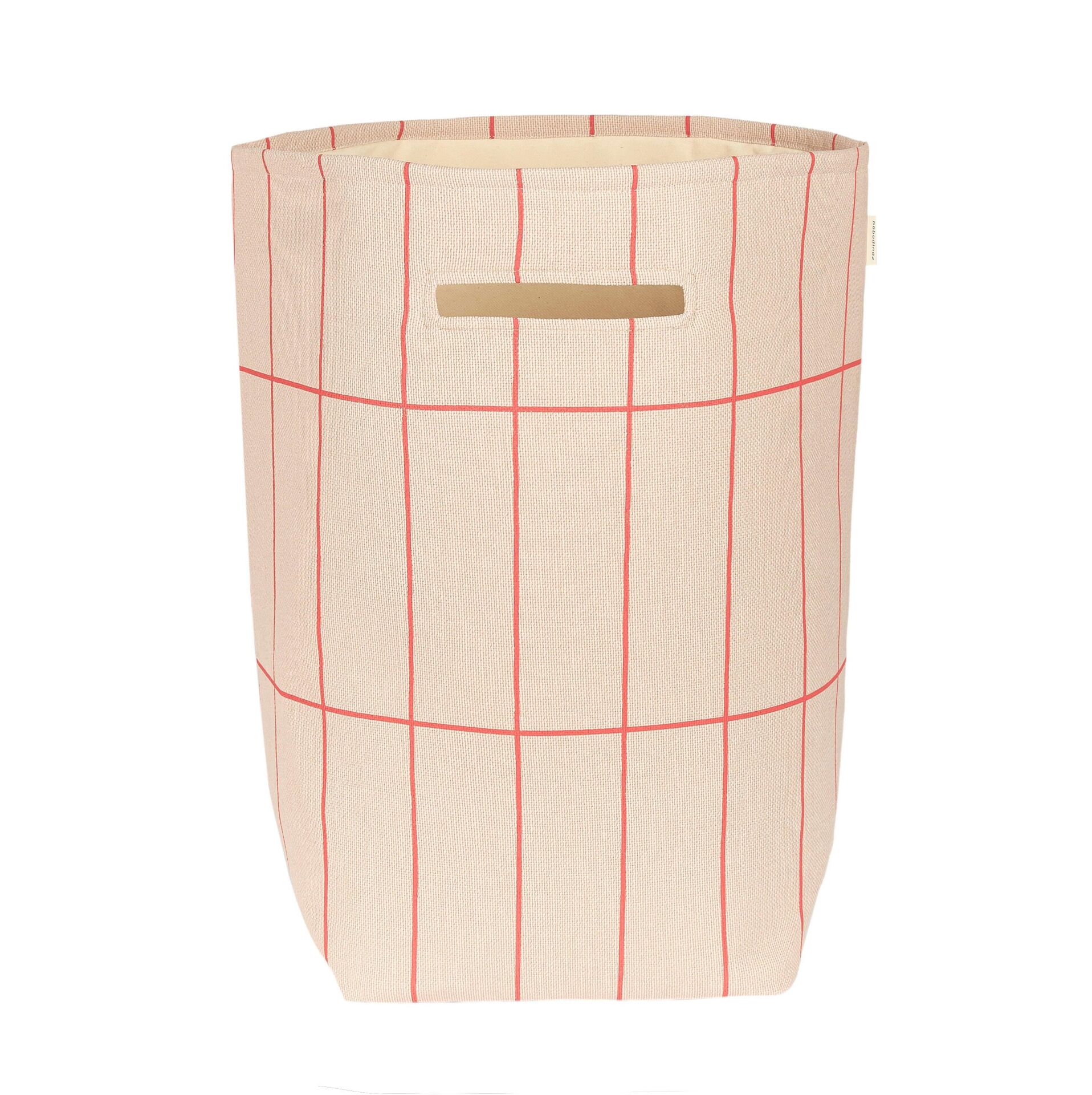 Vibes Büyük Sepet, Pink Red Grid