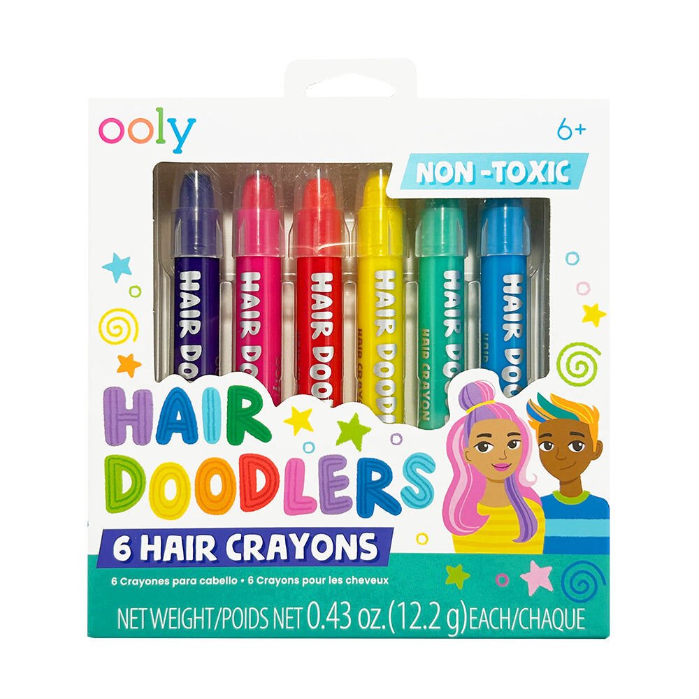 Ooly Hair Doodlers 6'lı Saç Boyama Kalemi