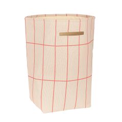 Vibes Büyük Sepet, Pink Red Grid