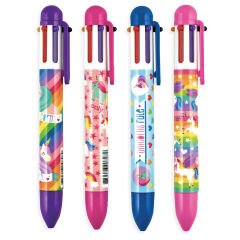 Ooly 6 Renkli Tükenmez Kalem Unique Unicorns - Mor