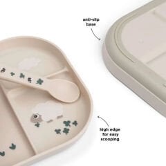 Done by Deer - Tiny Farm - Kaymaz Bölmeli Tabak - Bej