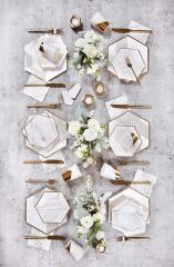 Harlow & Grey - Blanc Peçete - 20'Li