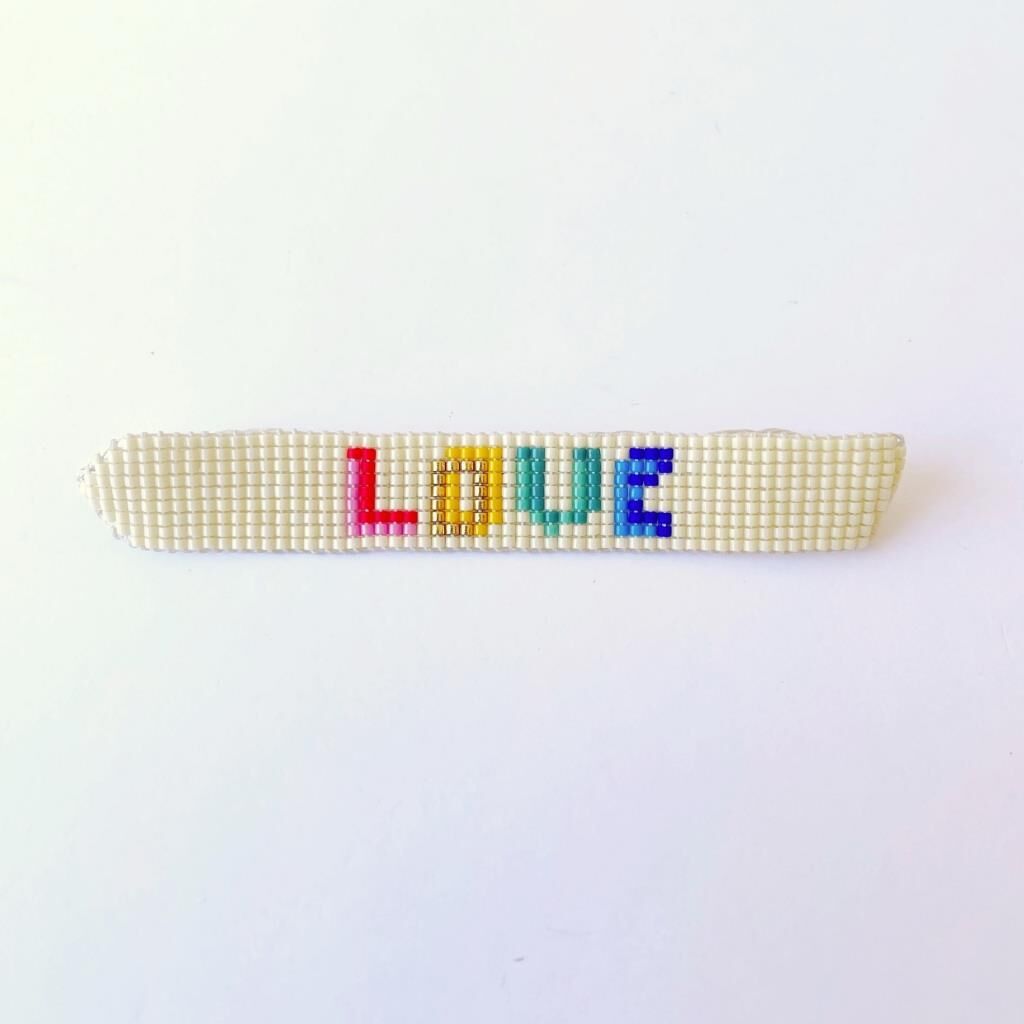 Hobikutu Miyuki Kalın Bileklik, Love (Renkli)