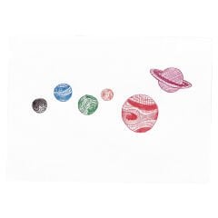 Ooly 6 Renkli Tükenmez Kalem Astronaut - Turkuaz