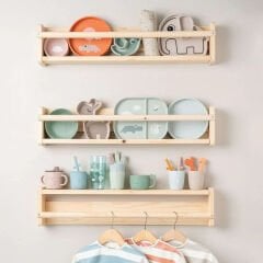 Done by Deer - Elphee - Vakumlu Bölmeli Silikon Tabak - Bej