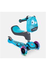 SmarTrike T1 3’ü 1 Arada Oturaklı ve Çantalı Çocuk Scooterı (15 Ay - 5 Yaş) - Blue
