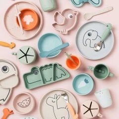 Done by Deer - Raffi - Dökülmeyen Silikon Atıştırmalık Kabı - Pembe