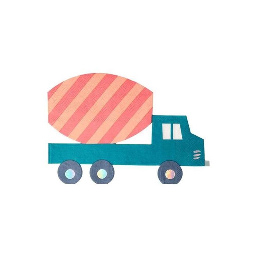 Meri Meri - Construction Napkins - İnşaat Peçeteler