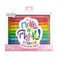 Ooly Make No Mistake Glitter Silinebilir 12’li Keçeli Kalem