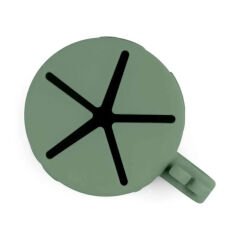 Done by Deer - Raffi - Dökülmeyen Silikon Atıştırmalık Kabı - Yeşil