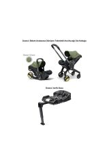 Doona i Bebek Arabasına Dönüşen i-Size Ana Kucağı Oto Koltuğu Isofix Baza Hediyeli - Desert Green