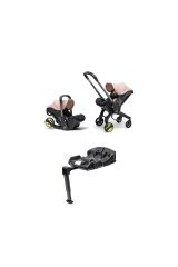 Doona i Bebek Arabasına Dönüşen i-Size Ana Kucağı Oto Koltuğu Isofix Baza Hediyeli - Blush Pink