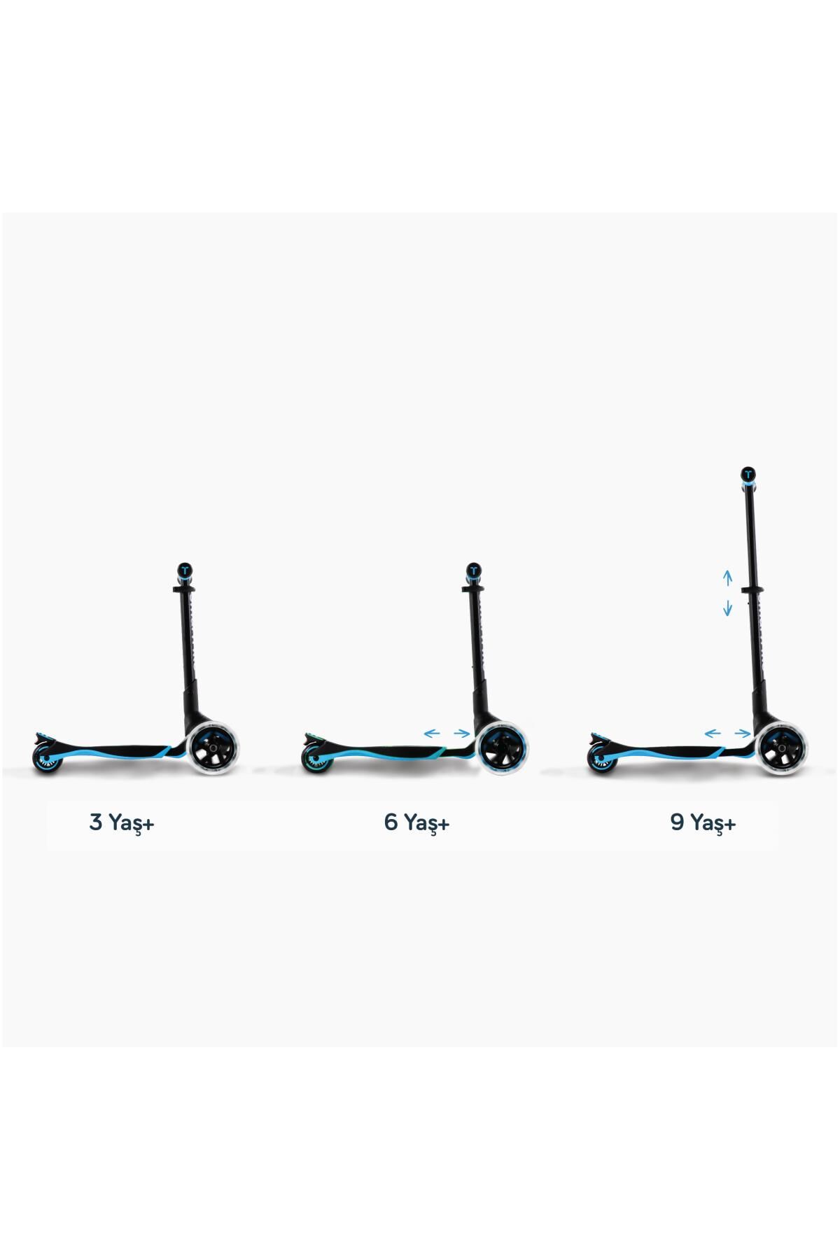 SmarTrike Xtend 3 Aşamalı Büyüyebilen Çocuk Scooterı (3-12 Yaş) - Blue