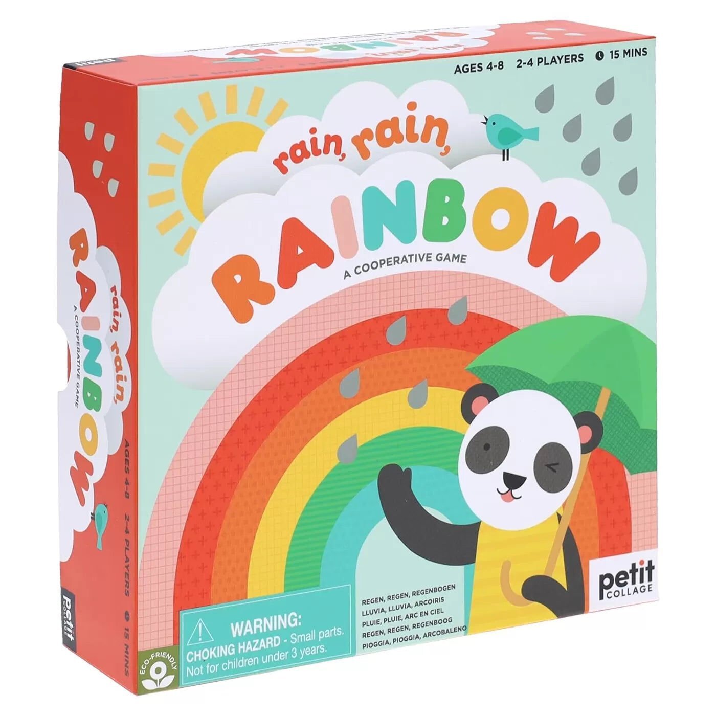 Petit Collage Rain Rain Rainbow Kutu Oyunu
