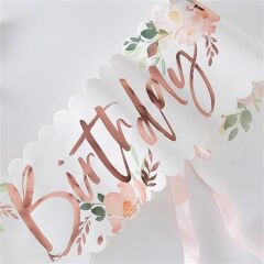 Ginger Ray - It's My Birthday - Çiçekli Kuşak