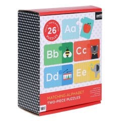 Petit Collage İki Parçalı Yapboz - Alfabe