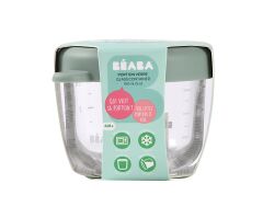 Beaba Bebek cam mama kavanozu 150 ml, Sage Green
