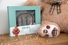 Beaba İlk Yemek Setim Çelik, Sage Green