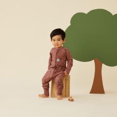 Ergo Pouch Organik Pamuklu Pijama Tulum (1.0 TOG), Forest Friends