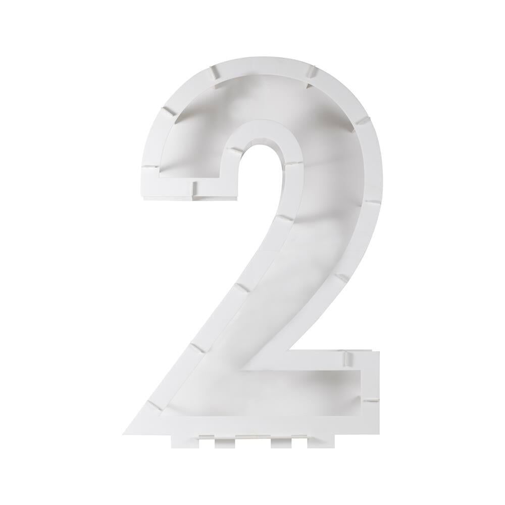 Ginger Ray - Balon Standı - 2 Rakamı