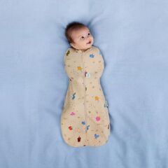 Ergo Pouch Organik Pamuklu Kundak (1.0 TOG), Birthday Blobs