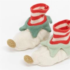 Meri Meri - Red Elf Booties - Elf Bebek Patiği