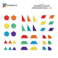 Connetix Rainbow Shape Expansion Pack Manyetik Bloklar - 36 Parça