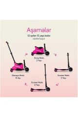 SmarTrike Xtend Büyüyebilen Ride On Scooter (1 - 12 Yaş) - Pink