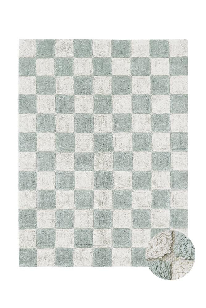 Lorena Canals Çocuk Odası Halısı, Kitchen Tiles Blue Sage XS