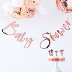 Baby Shower Asılan Süs - Rose Gold