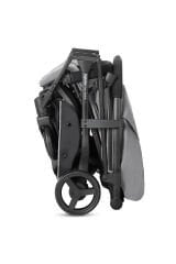 Inglesina Twin Sketch Tek El Tek Hamle ile Katlanıp Açılan İkiz Bebek Arabası - Grey