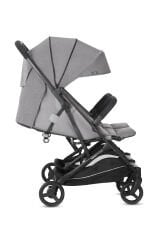 Inglesina Twin Sketch Tek El Tek Hamle ile Katlanıp Açılan İkiz Bebek Arabası - Grey