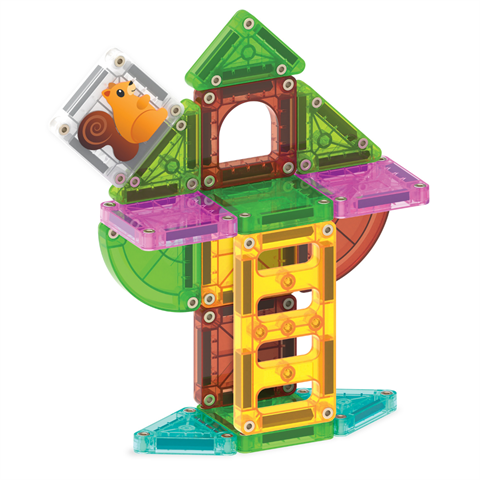 MAGNA-TILES® - Travel Set - Ağaç Ev - 24 Parça