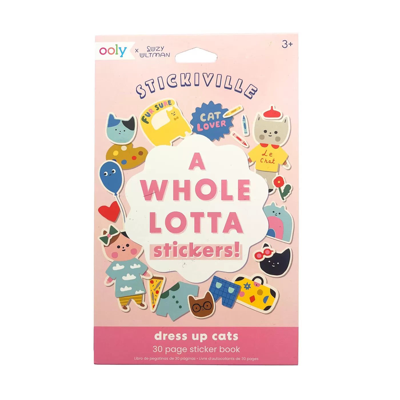 Ooly Stickiville Çıkartma Kitabı - A Whole Lotta Stickers! Dress Up Cats