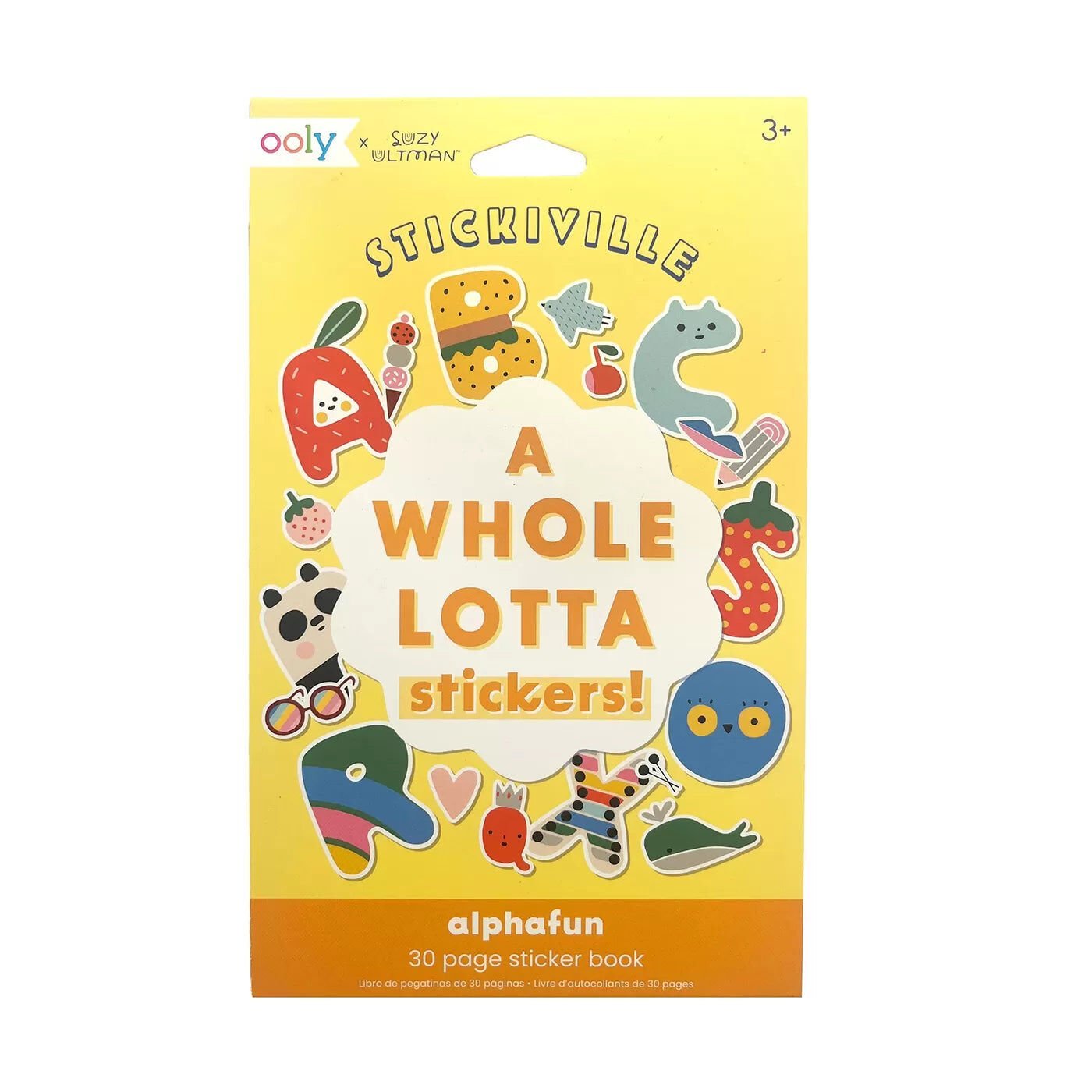 Ooly Stickiville Çıkartma Kitabı - A Whole Lotta Stickers! Alpha Fun