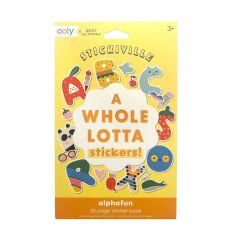 Ooly Stickiville Çıkartma Kitabı - A Whole Lotta Stickers! Alpha Fun