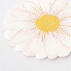 Meri Meri - Wild Daisy Napkins - Yabani Papatya Peçeteler - 16'Lı