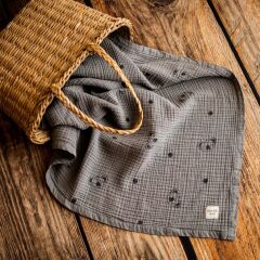 Mama Yoyo 4 Kat Müslin Battaniye, Coolala, Gri