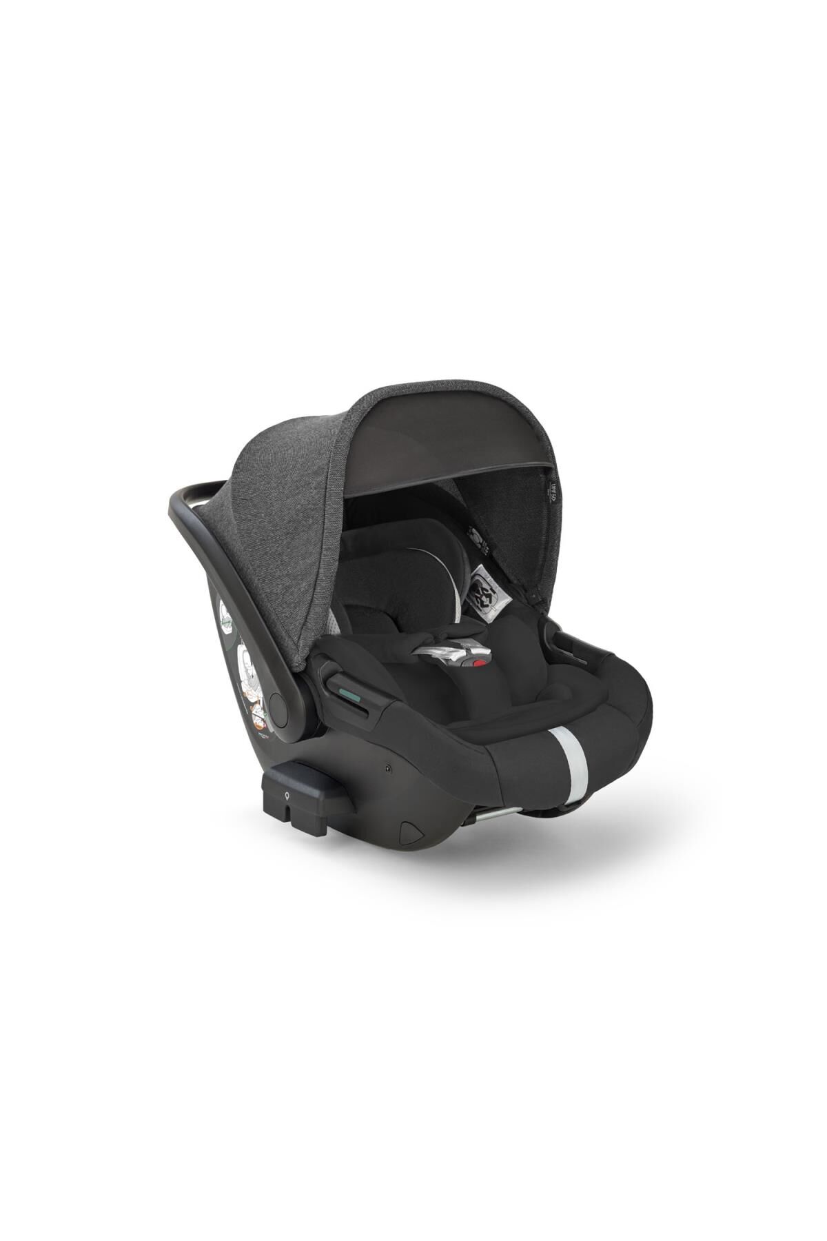 Inglesina Darwin Infant Recline i-Size Gr 0+ Yatırılabilen Bebek Ana Kucağı ve Oto Koltuğu 40-75 cm - Upper Black