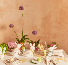 Meri Meri - Tavşan Honeycomb Masa Süsü - 6 Adet