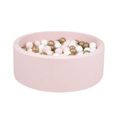 Larisa & Pumpkin XL Top Havuzu, Pudra/Altın/Beyaz