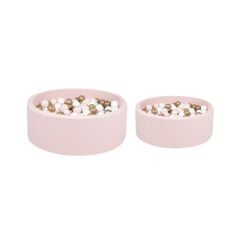 Larisa & Pumpkin XL Top Havuzu, Pudra/Altın/Beyaz