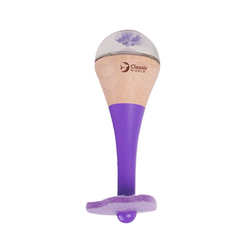 Classic World Ahşap Marakas - Mor