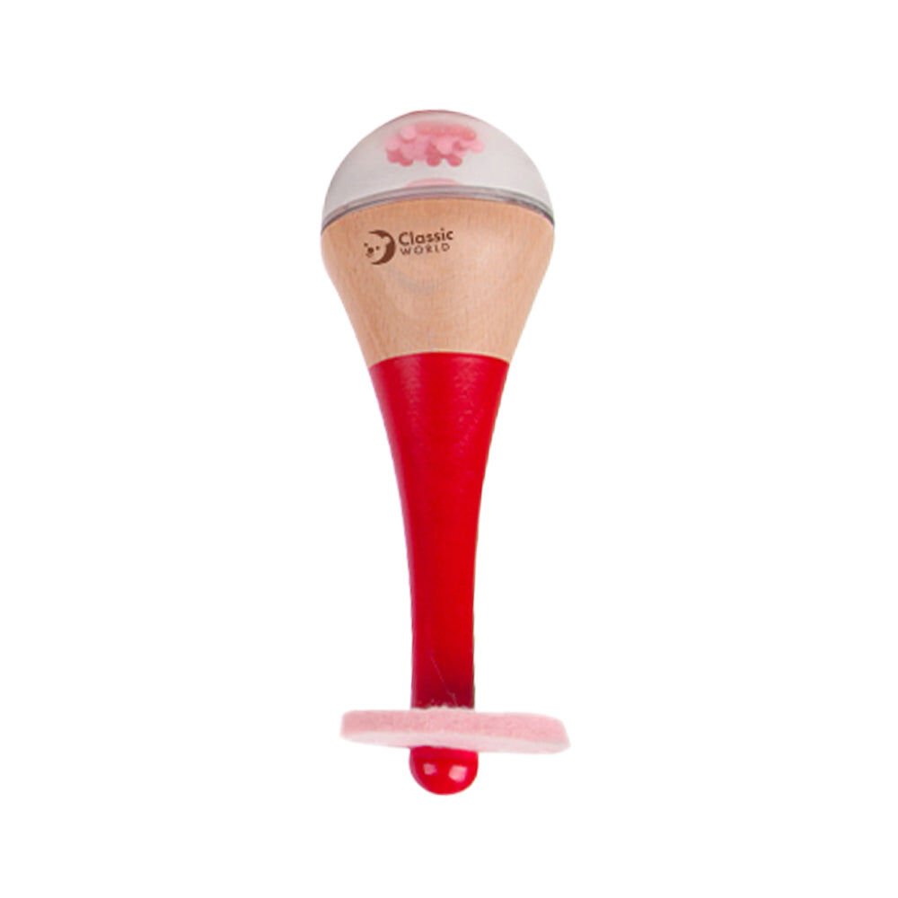 Classic World Ahşap Marakas - Kırmızı