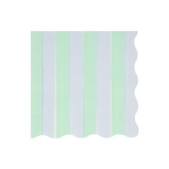 Meri Meri - Pastel Çizgili Peçeteler - L - 16 Adet